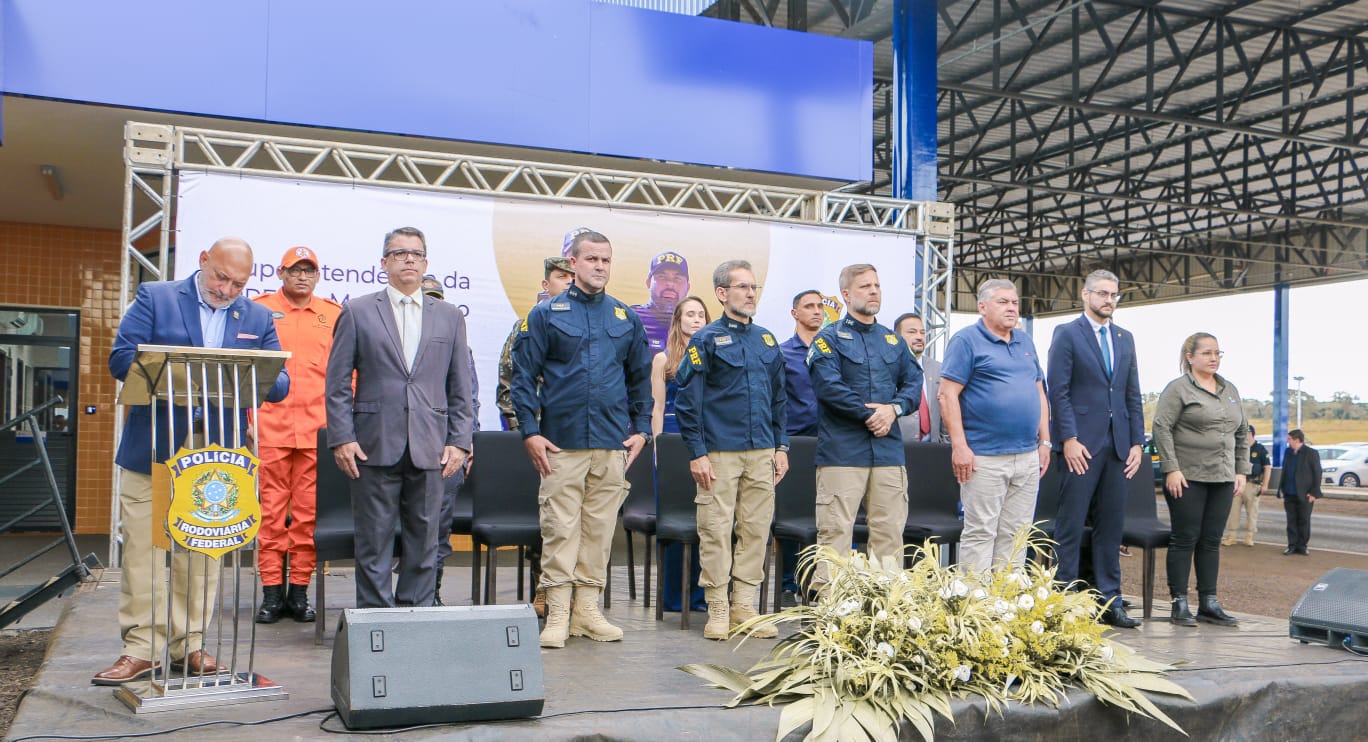 PRF inaugura nova Delegacia em Barra do Garças e reforça policiamento com viaturas blindadas.