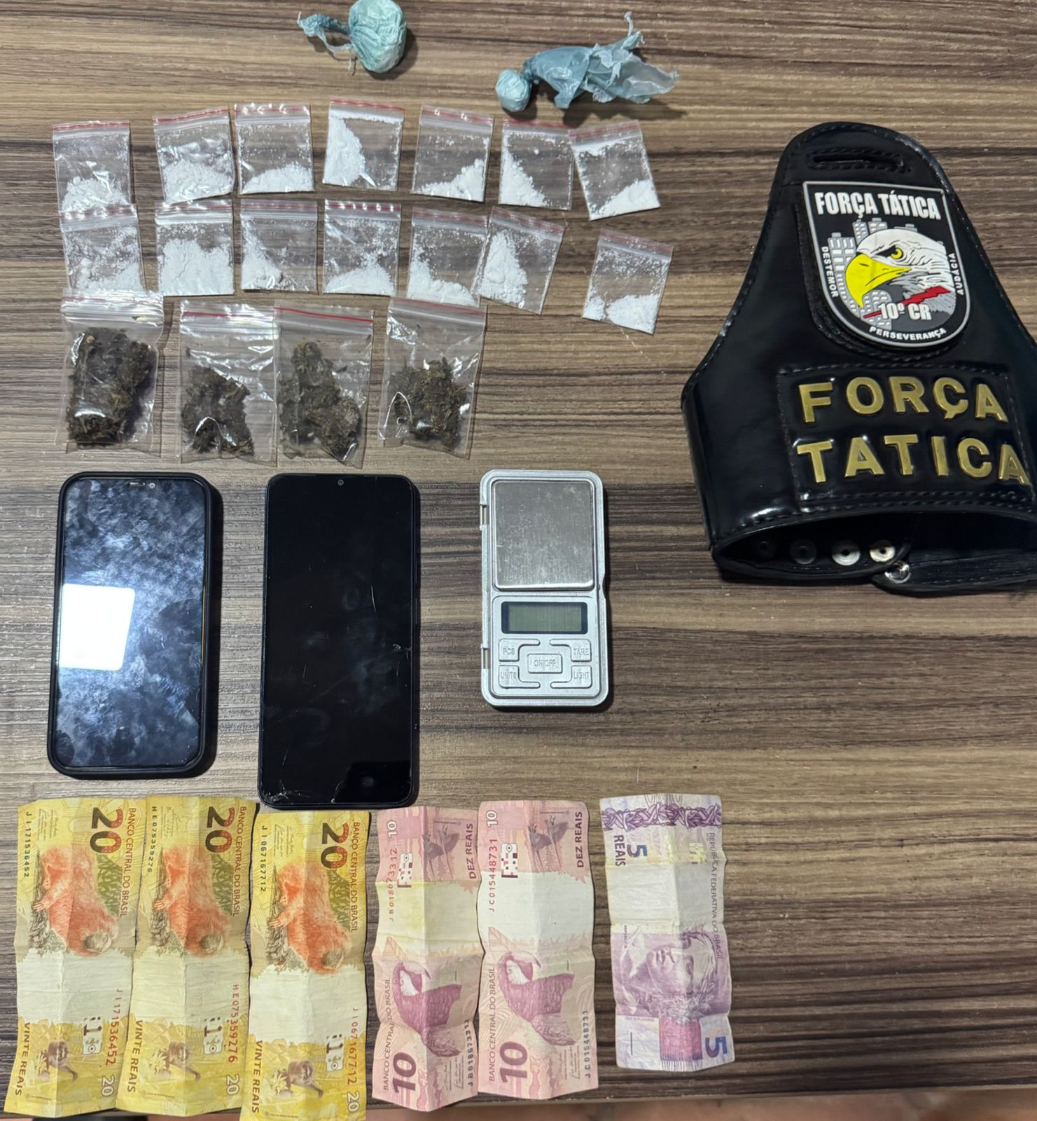 SUSPEITOS SÃO PRESOS POR TRÁFICO DE DROGAS EM SÃO FÉLIX DO ARAGUAIA.