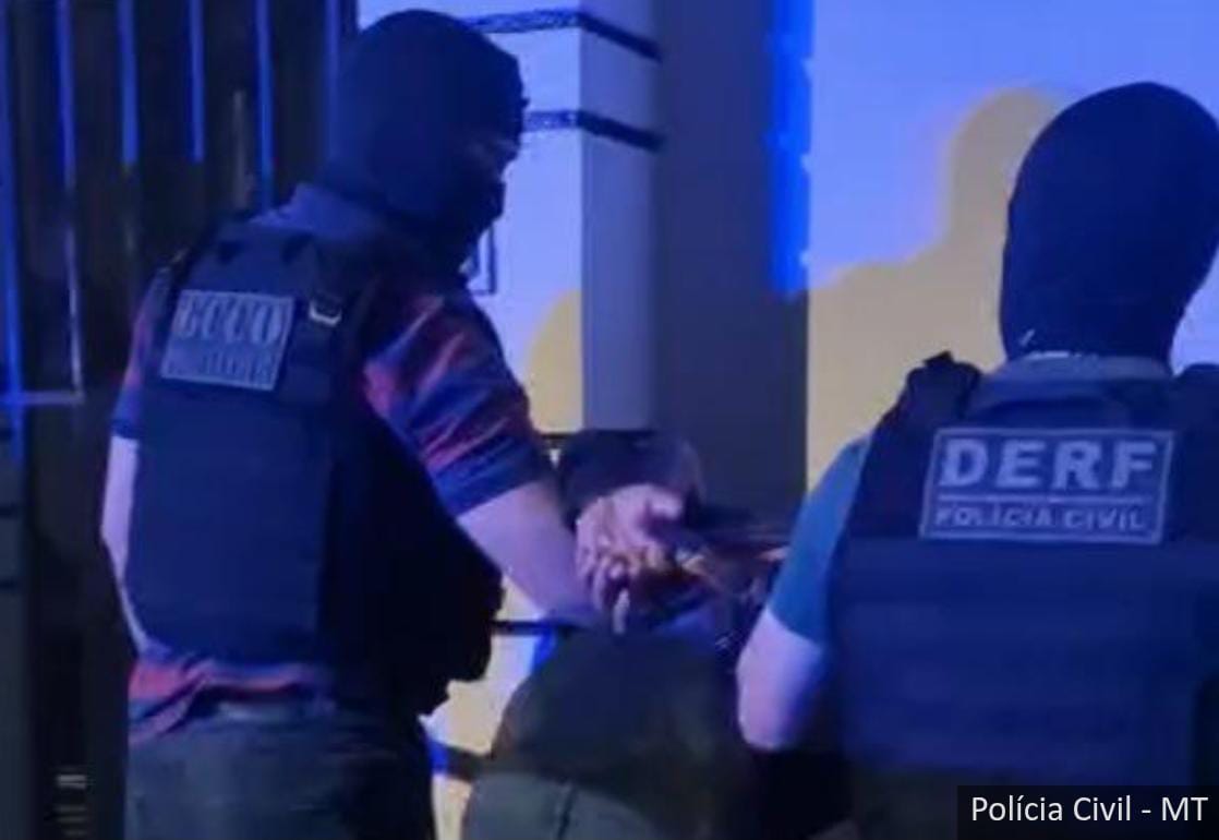 Mandante de chacina é preso em operação integrada em Cuiabá.