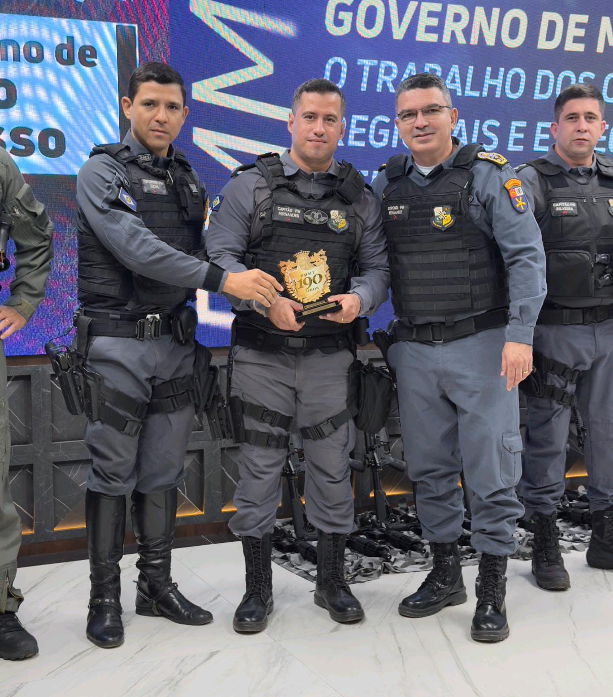 1º PELOTÃO PM DE RIBEIRÃO CASCALHEIRA É PREMIADO PELO GOVERNO DE MATO GROSSO.