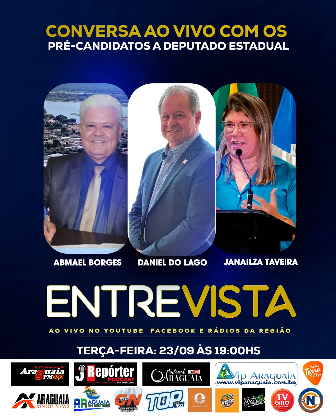 Um momento histórico para o Araguaia, onde três ex-prefeitos unem forças e decidem pela escolha de um único candidato a deputado estadual.