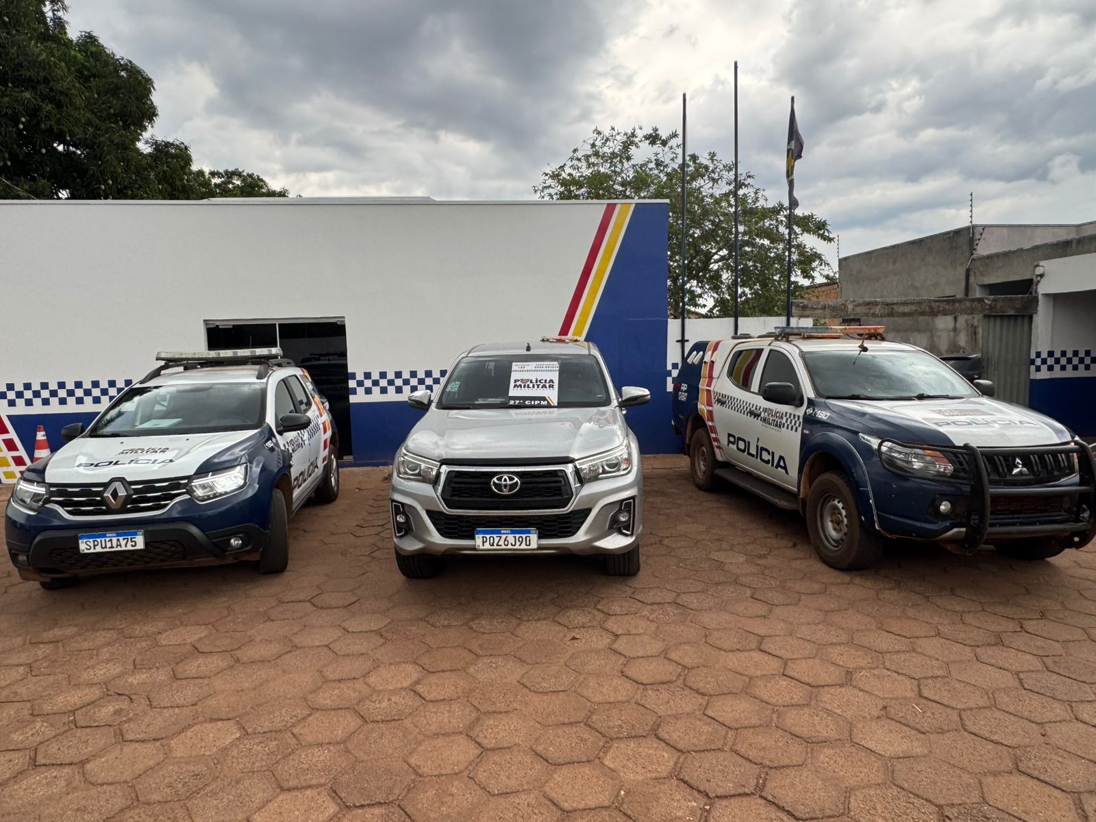 Veículo furtado é recuperado em Confresa durante ação conjunta das forças de segurança.