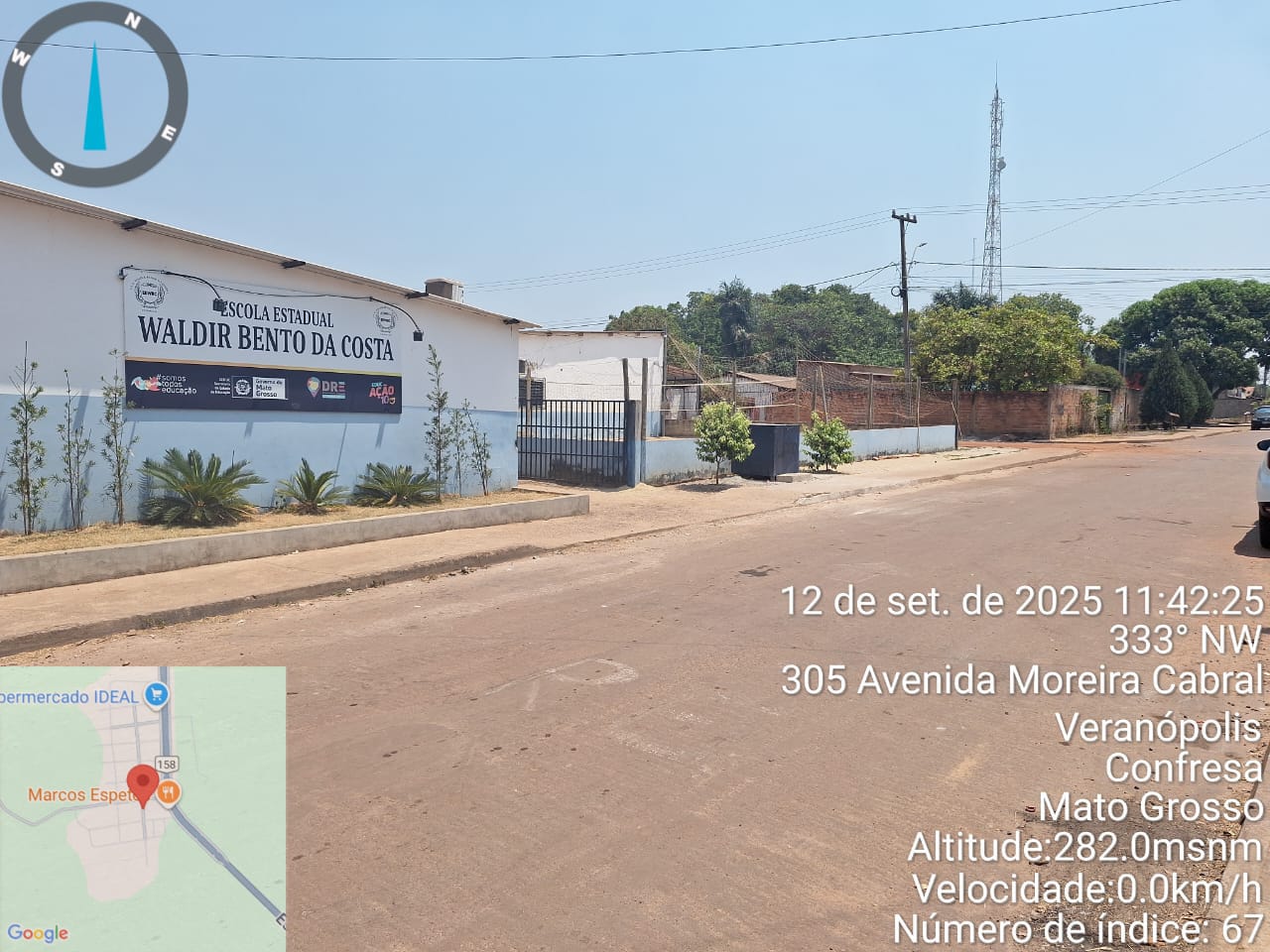 Pais denunciam péssimas condições da Escola Estadual Valdir Bento, em Veranópolis, distrito de Confresa.